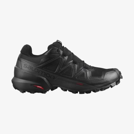 Salomon SPEEDCROSS 5 GORE-TEX Mens Trail Running Shoes Black UK FYKP